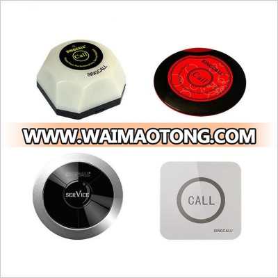 Cheap and Stable One Key Button Waiter Buzzer Call Pager System