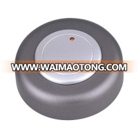 260-433MHZ one  key wireless service round  button  call waiter for restaurant,hospital , hotel and so on