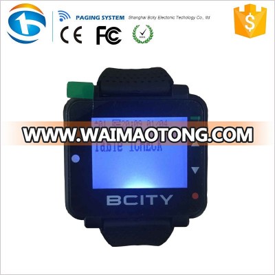 Wireless Waiter Wrist Watch Pager and Call Button Paging System